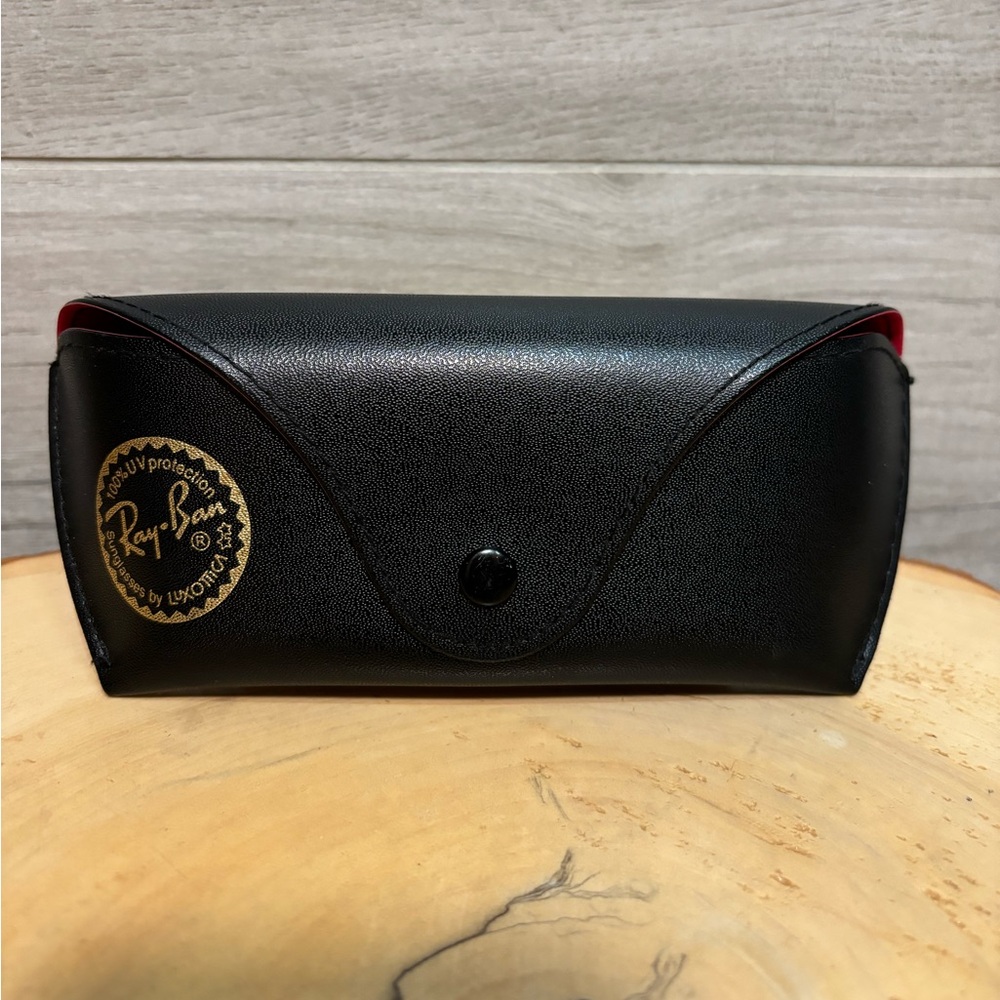 Vintage Ray Ban Case Sunglasses Luxottica CASE ONLY made in Italy Black